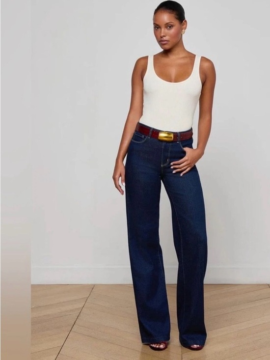 L'AGENCE Denim - L’Agence Clayton Wide Leg Jeans. Size 28